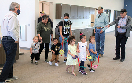 Issue-20DAY CARE GRAND OPENING THE LITTLE ONES MADE THEIR ENTRANCE AT THE LITTLE BRAVES DAY CARE GRAND OPENING IN PARSHALL LAST WEEK-REV-web
